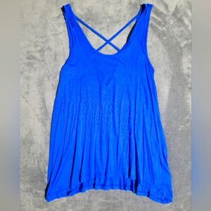 Wild Rose Blue Tank Top